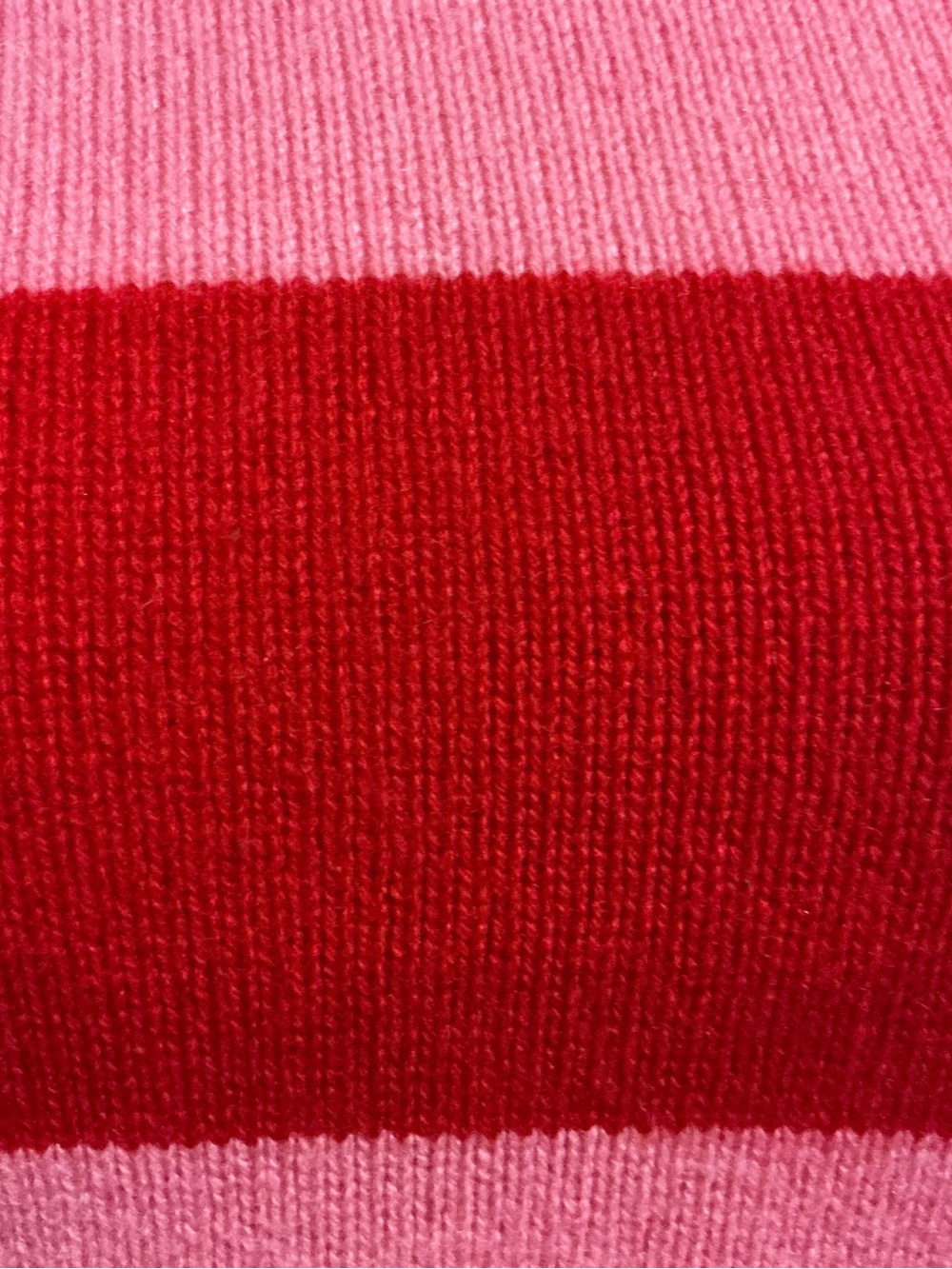 Jumper 1234 Pink&Red Colorblock Cashmere Mock Neck Sweater - Picture 7 of 10